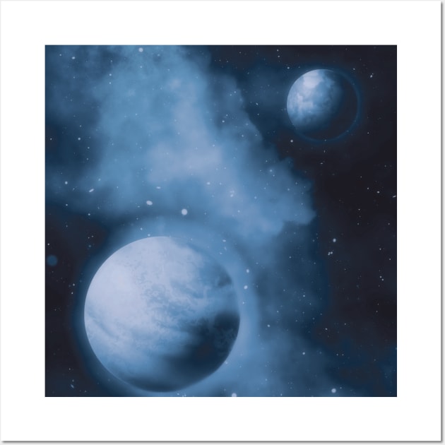 Space Galaxy Universe Gift For Outer Space Fan Gift For Men, Women & Kids Wall Art by Art Like Wow Designs
